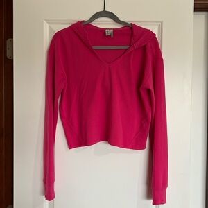 Zella Women’s Pink Cropped Hoodie